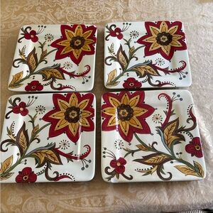 Pier 1 Square Luncheon Plates